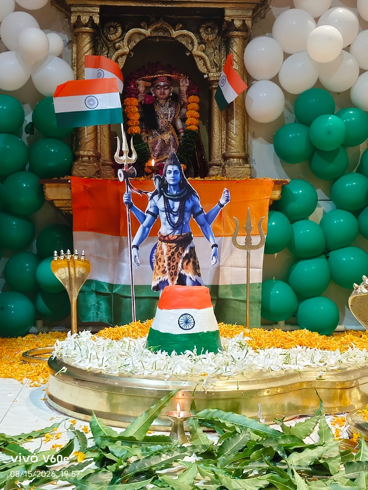 હંસનાથ મહાદેવ મંદિરે તિરંગા શણગારથી ભક્તિ અને દેશભક્તિનો સંગમ - Image 2